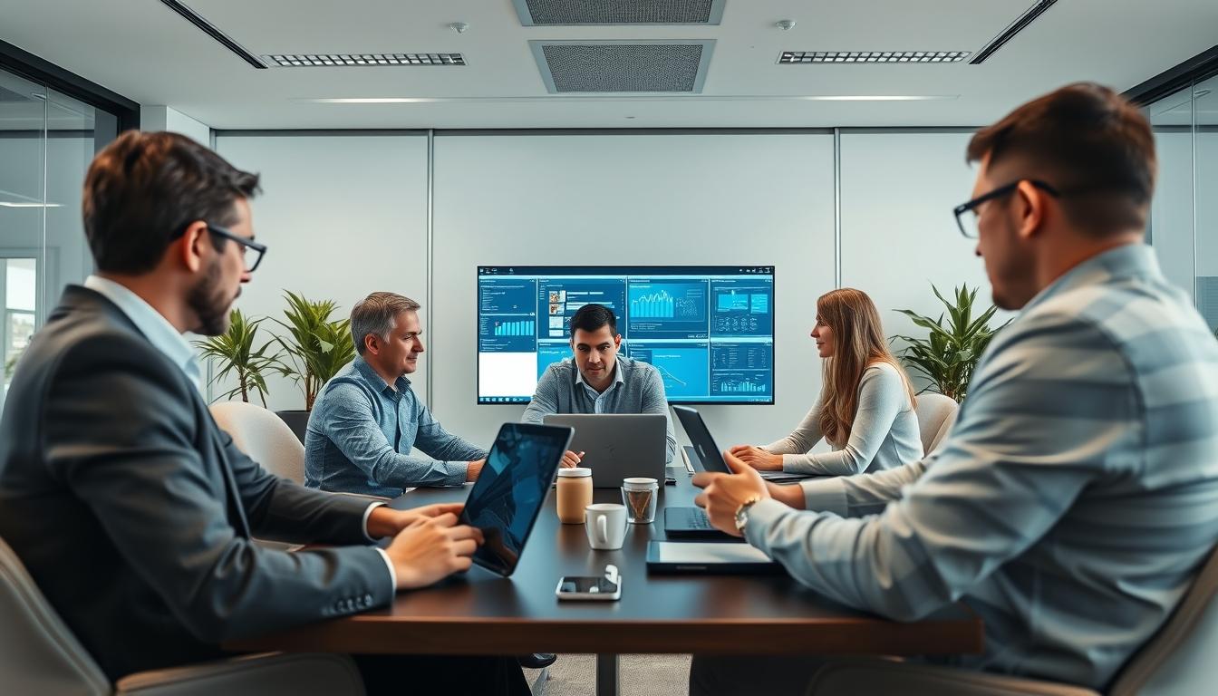 Enterprise software dashboards and business process automation